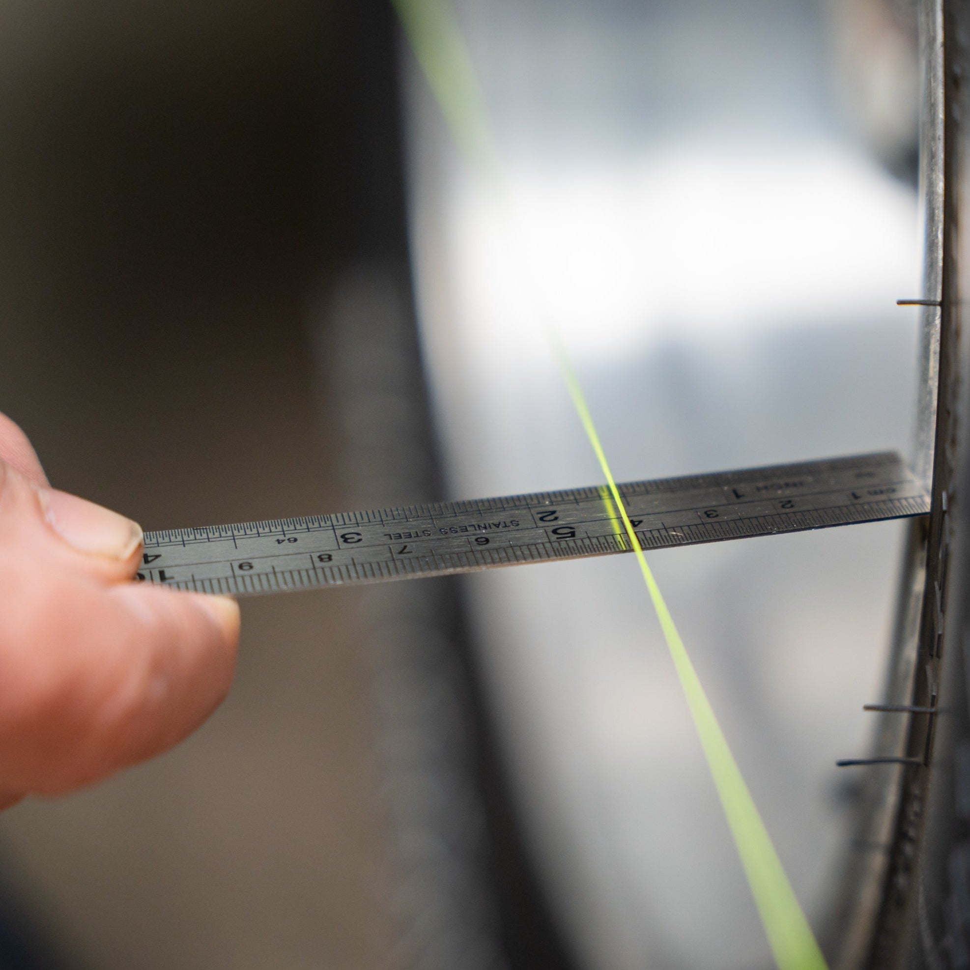 6" stainless ruler