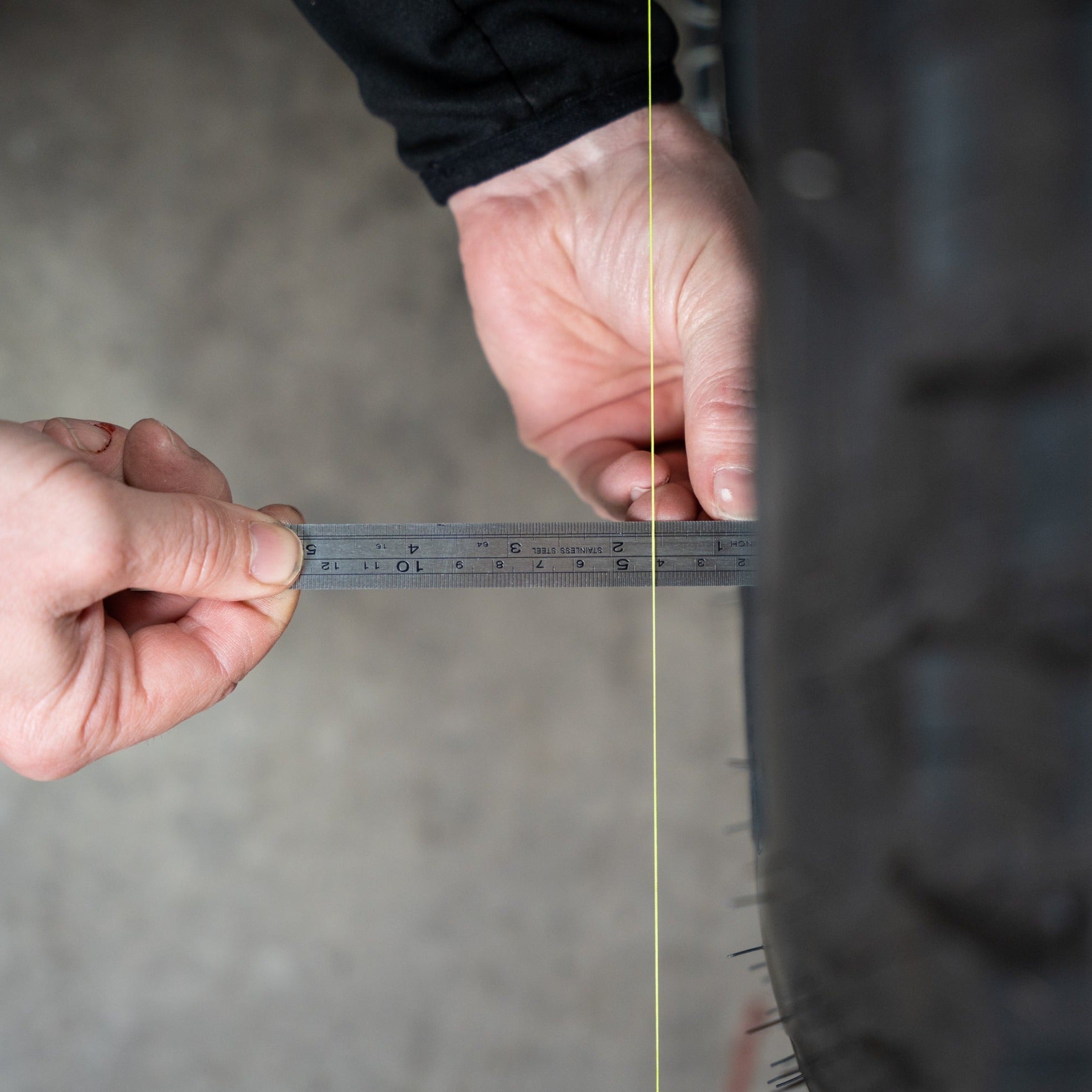 6" stainless ruler