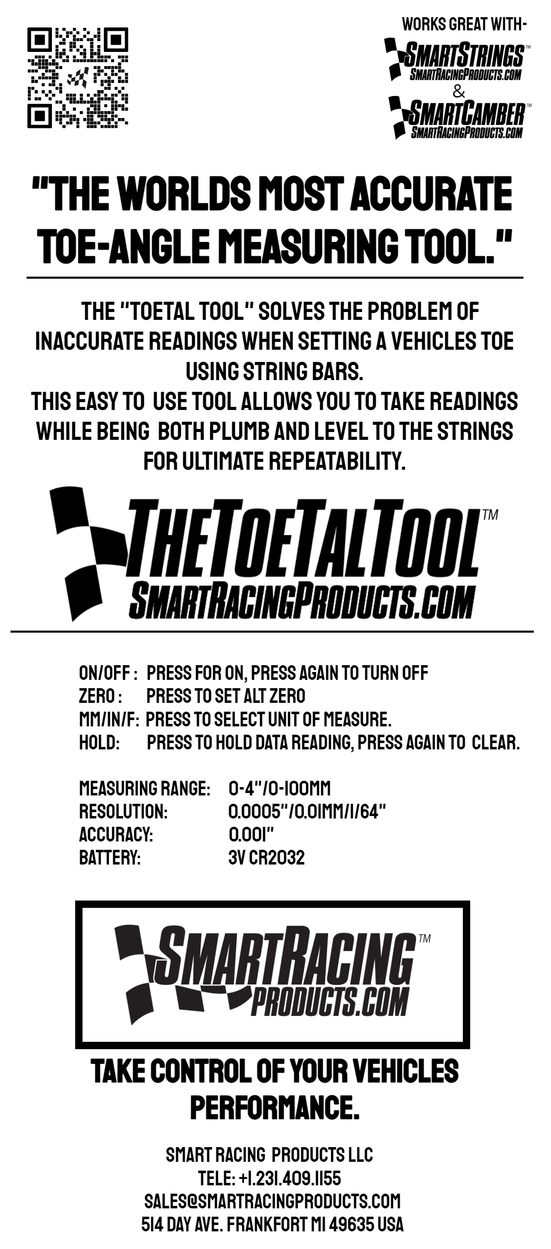 The "ToeTal Tool" - Digital Toe Measuring Gauge