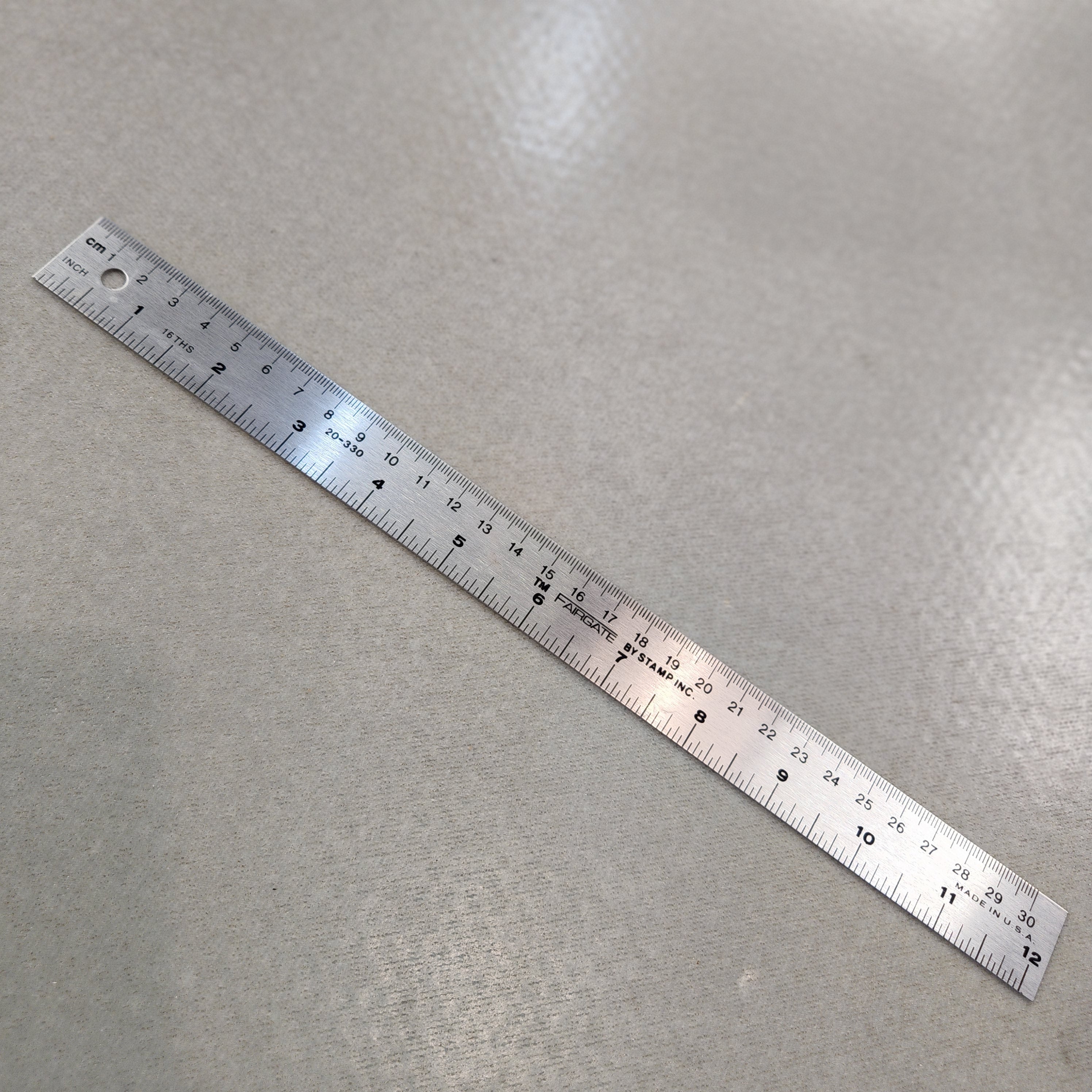 12" Aluminum Ruler